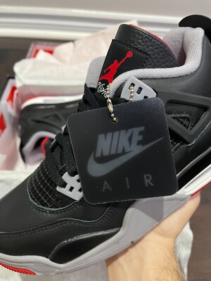 シューズ(女性用) Nike Air Jordan 4 Retro Bred Reimagined s-l400.jpg
