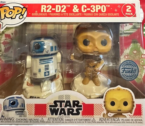 Funko POP! Star Wars: Disney 100 Retro Reimagined R2-D2 & C-3PO Target Exclusive