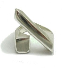 Echte Sterling Silber extravaganten Ring punziert solide 925 handgefertigt