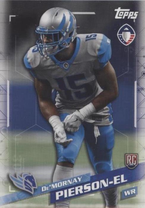 2019 Topps Alliance of American Football De'mornay Pierson-El #31 - 1 of 2