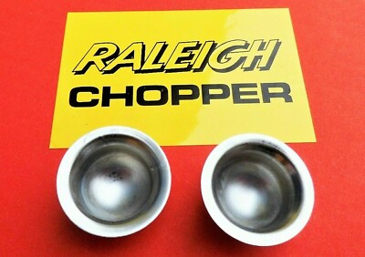 RALEIGH CHOPPER MK1 MK2 NEU ERSATZ EDELSTAHL GABEL FINGERHÜTE x 2