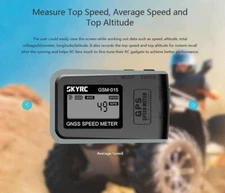SKYRC GSM-015 GNSS Speed Meter for Top Speed/Average Spped/Top Altitude Test os6