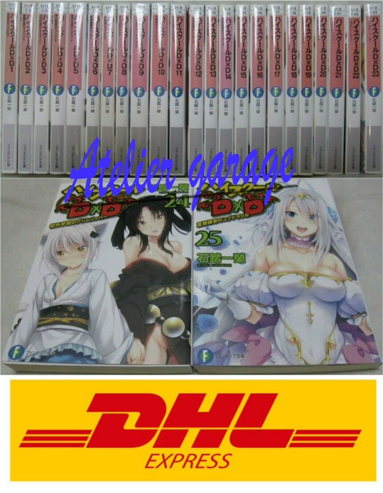 High School DxD 1-25 complete volume + 4 books 29 books set novel JAPAN  Ishibumi