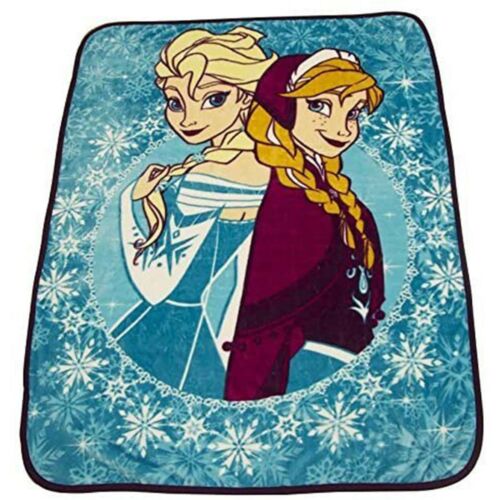 New Disney Frozen Anna Elsa Brand New Adorable Classic Designed Plush Blanket