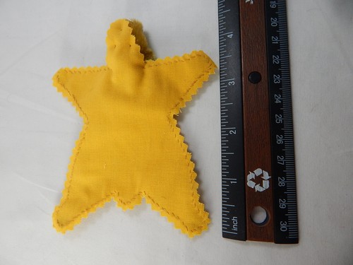 World of Miniature Bear 5"x4" Plush Rug Gold Color #669G CLOSING - Picture 4 of 4