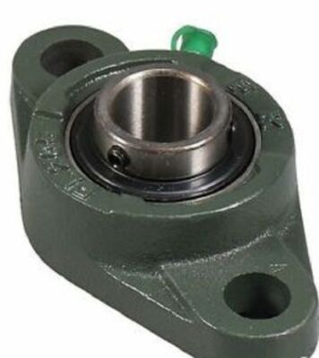 35MM Bore UCFL207-35, Premium 2-Bolt Flanged Mounted Bearings, Set Screw