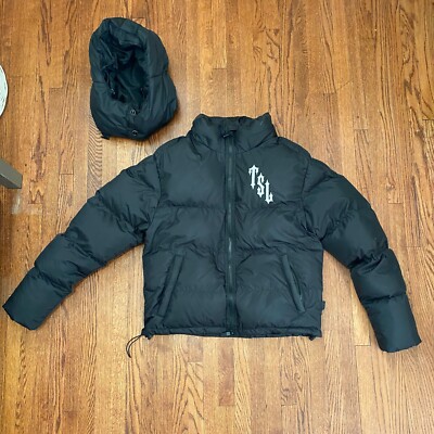 夏限定価格Trapstar shooters puffer ダウン Trapstar Shooters Hooded Puffer Black/Reflective Men's - FW22 - US