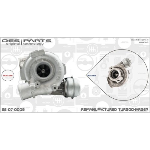 Turbocompresseur Garrett Compatible BMW Série 5 - Neuf Avec Joints, Référence 750080-18