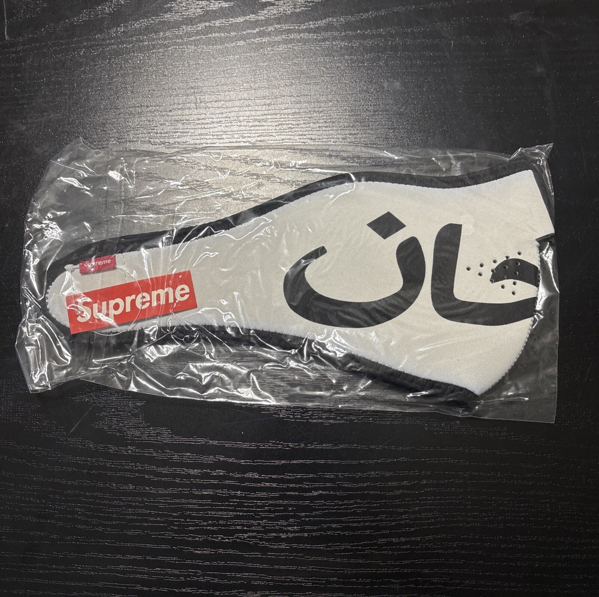 Supreme Neoprene Face Mask / Supreme Arabic Face Mask White | eBay