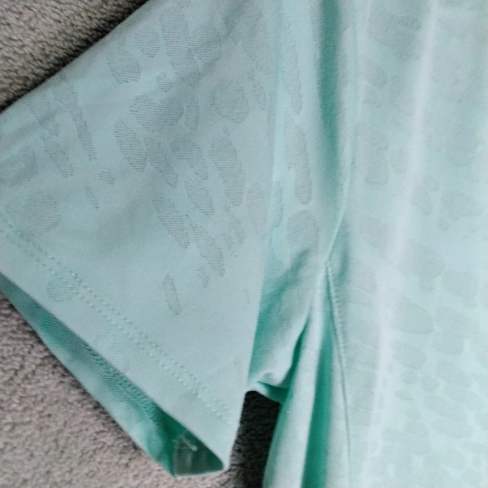 Camiseta polo EP Pro Tour Tech para mujer talla M verde punto geométrico manga corta Foto 3 de 4