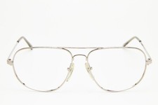 🤓 vintage occhiali PERSONAL montatura in metallo oversize silver 80s👓Unisex