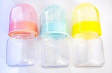 SALE 3 pack of NEW 2oz 60ml Preemie Baby Bottles w/Silicone Nipples