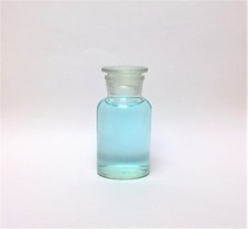 REAGENT BOTTLE JAR 250mL 250 mL WIDE MOUTH CLEAR W/ GLASS STOPPER LAB NEW (6)
