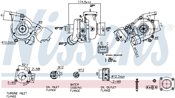 93428 NISSENS Charger, charging system for FORD