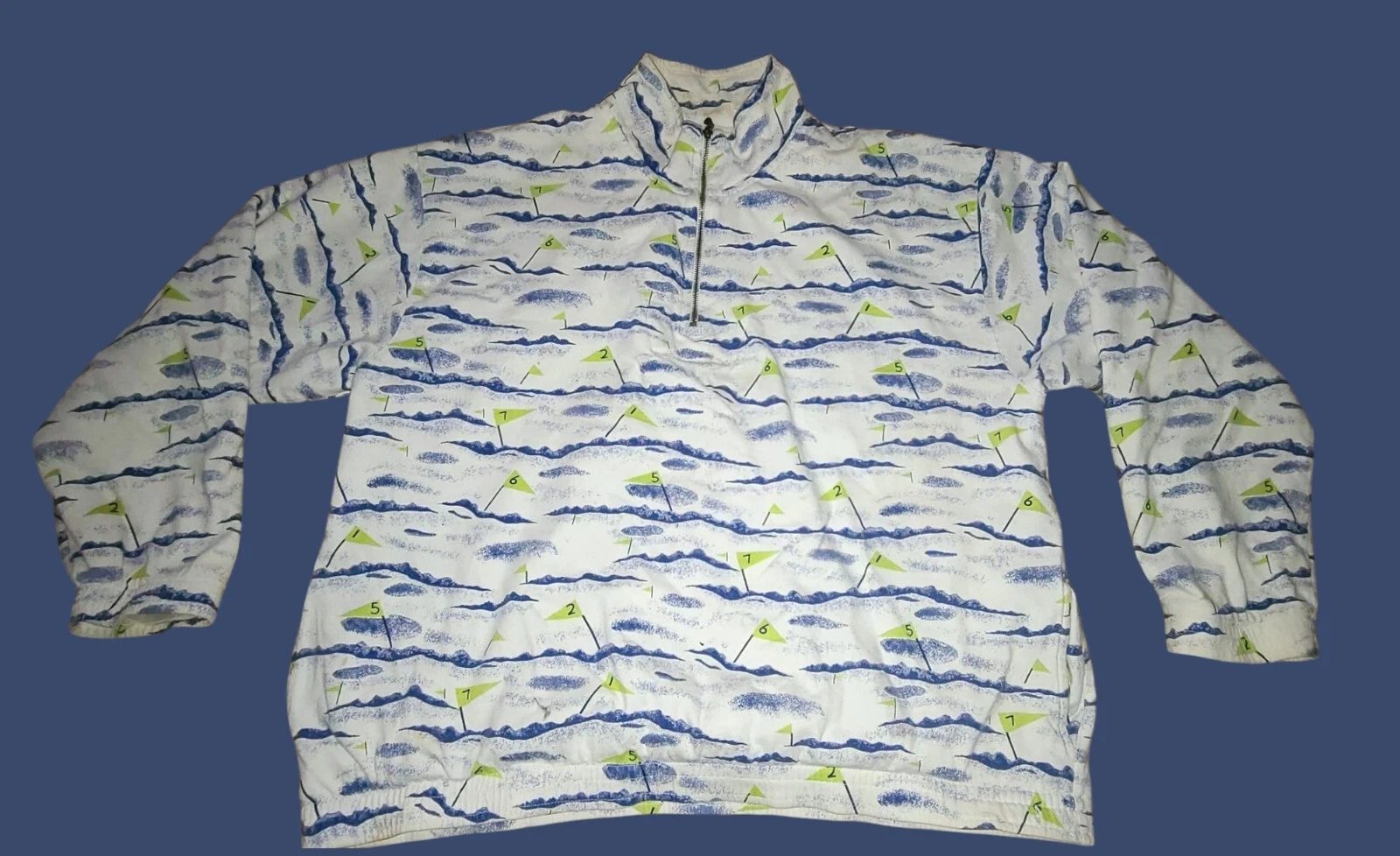 Vintage Line-Up For Sport Jacket Golf All Over Print Windbreaker Medium