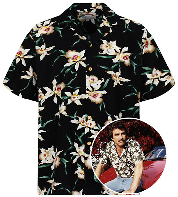 Original Tom Selleck Magnum Hawaiihemd Star Orchid LIMITED