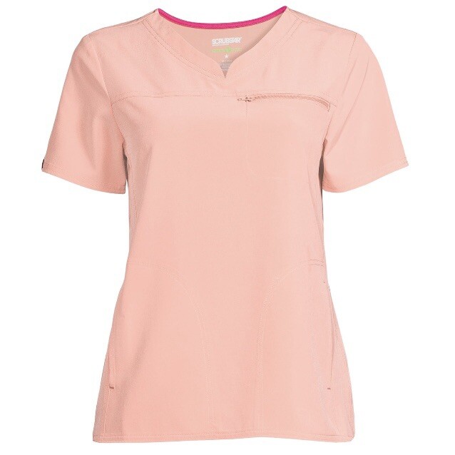 Scrubstar XS Stretch V Neck Seasonal Tuck In Scrub Top Desert Dawn Nurse Tech for sale online eBay