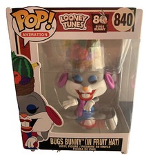 Nuevo Funko Pop Animación Looney Tunes Bugs Bunny (en sombrero de fruta) #480 
