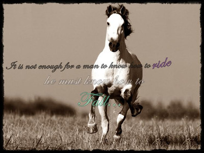 Horse saying refrigerator magnet  2 1/2 X 3  1/4 ''