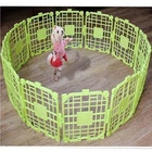 Dog Safe Fence Kennel Cage 12pcs Easy Assembly Pet Supplies 4color Pens+Tracking