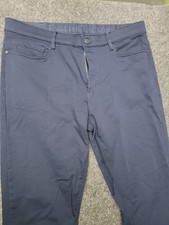 English Laundry Pants Mens 34x30 Navy Blue Stretch Twill Chino 5 Pocket Casual