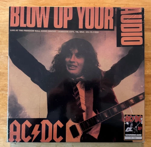 BOXT SET 3 LPs ACDC AC/DC BLOW UP YOUR AUDIO NUMBERED EDITION SEALED