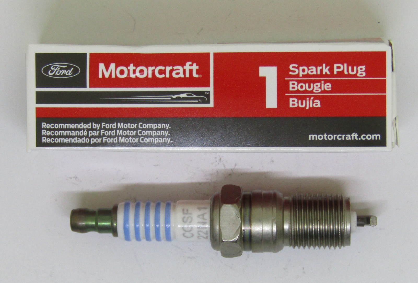 New Motorcraft Ford OEM Spark Plug Part No. SP-518-AX / SP-518-A / CGSF-22N-A1X
