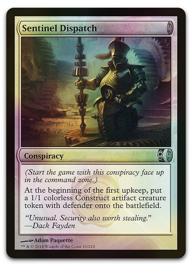 Sentinel Dispatch #11 (Foil) (NM) Conspiracy CNS Magic MTG