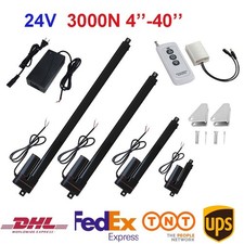 DC 24V Linear Actuator 4inch Stroke 6inch 300...
