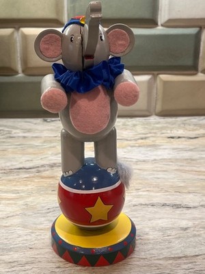 1998 Nutcracker Village Circus Elephant Holiday Home Decor Collectible VTG