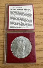 50 Schilling Silber 900 Österreich 1965 600 Jahre Universität Wien 20 g