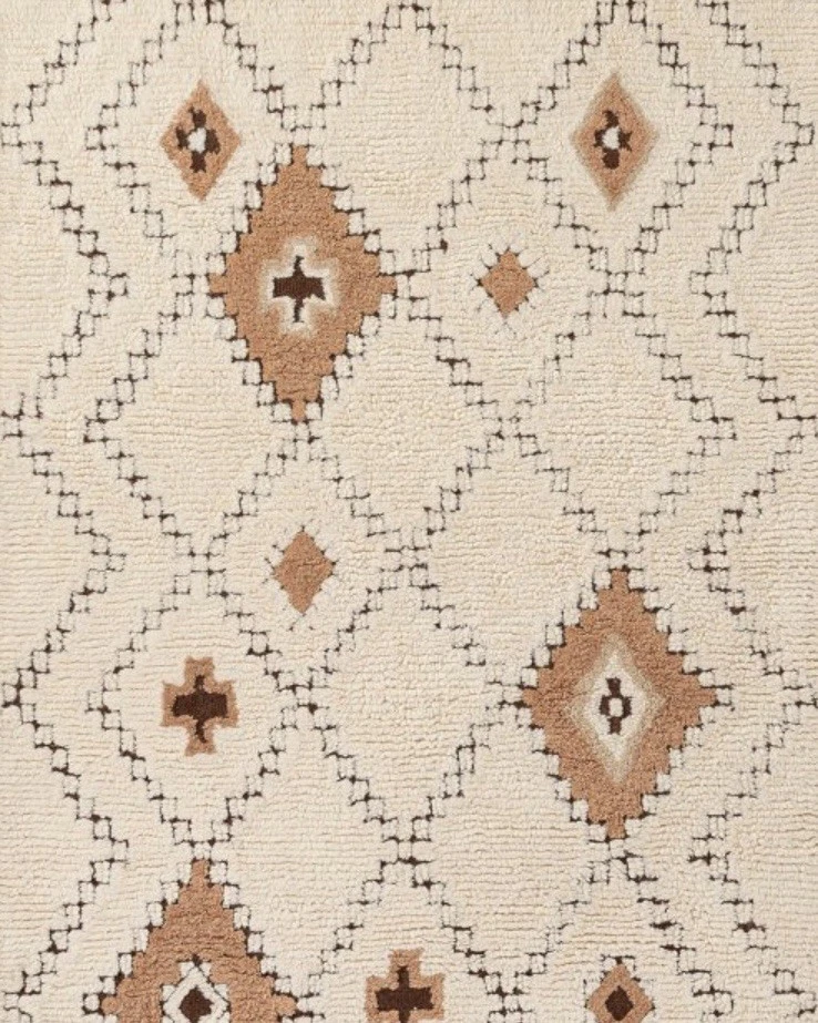 5'x7' Northridge Hand Tufted Wool Shag Diamond Area Rug - Threshold - Image 3 of 4
