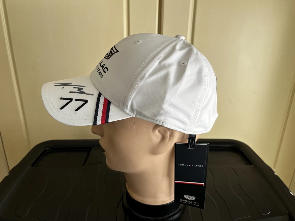 CADILLAC F1 TEAM * HAND SIGNED * VALTTERI BOTTAS PEAKED CAP ADULTS HILFIGER 2026 - Image 4 of 4