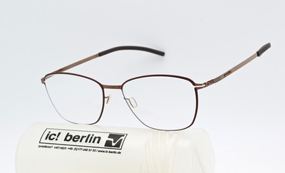 IC! BERLIN Brille Aliza 2.0 Fired Copper Silk Kollektion Viereck Leicht Flexibel