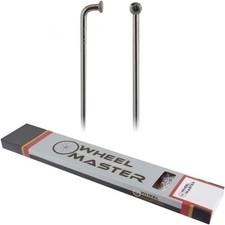 Wheel Master Standard Steel Spokes - 194mm 7-5/8" , 14g, Box of 144 Silver