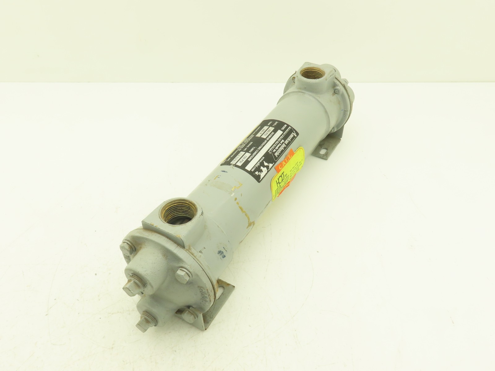 American Industrial AA-614-1.5-4-FP Shell & Tube Heat Exchanger 4-Pass 3/4x1"NPT