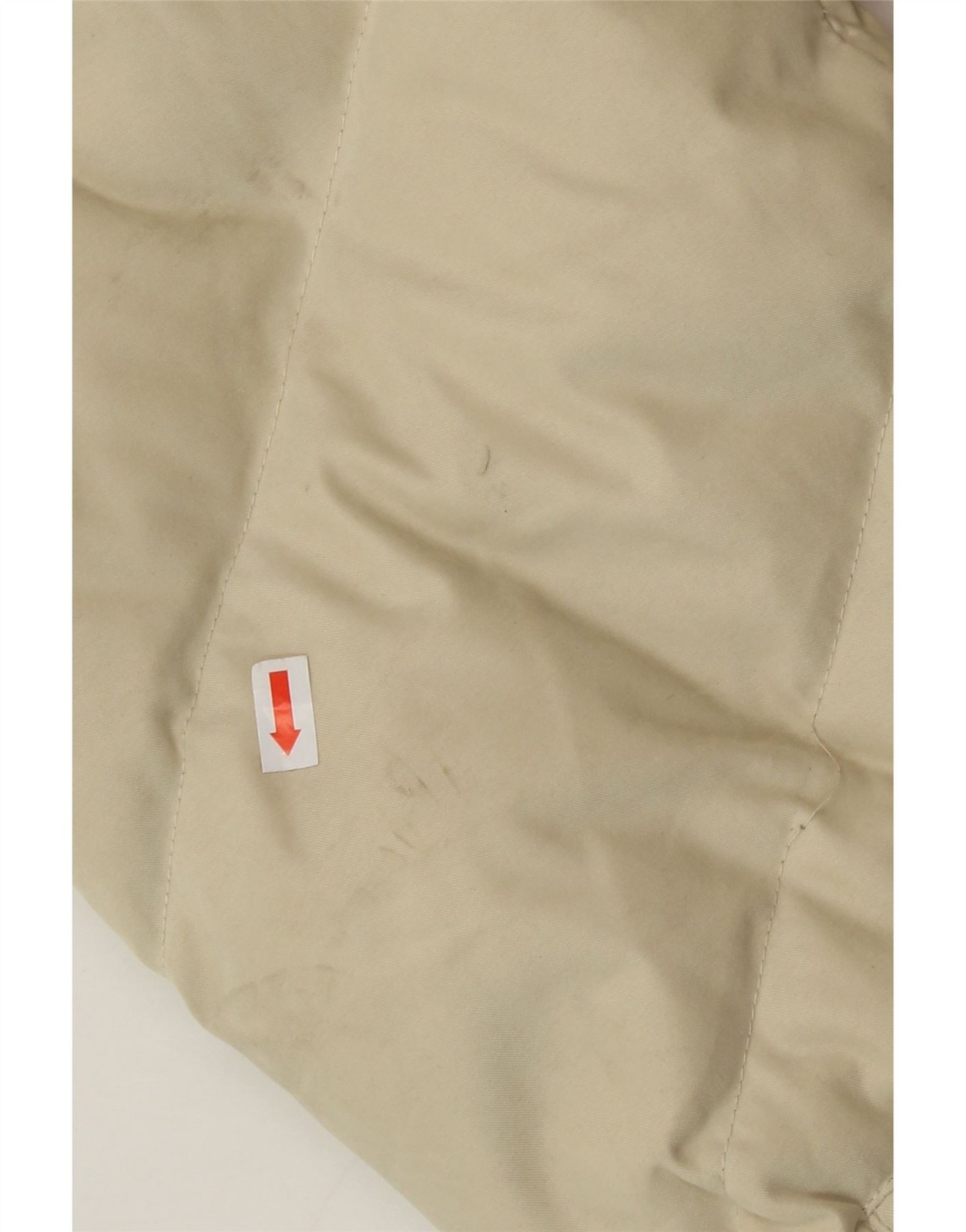 INVICTA Womens Hooded Padded Jacket UK 16 Large Beige Polyester BI06 image 3