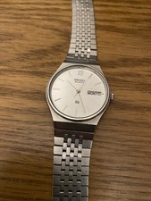 Seiko SQ Men’s Watch Quartz 8223-7080 New Battery Good Condition