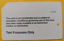 Test purposes only, NYC METROCARD, Rare Expired Mint