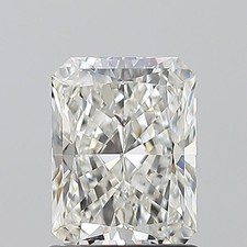 1.07 CT Cert. GIA Radiant Cut Natural Mined Diamond Loose I color VVS2 clarity 3457.94 per carat