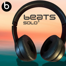 Beats by Dr. Dre Solo3 Wireless Bluetooth Headphones Black w/ Case