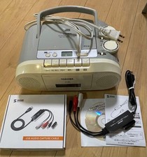 Toshiba CD radio cassette recorder/audio capture cable