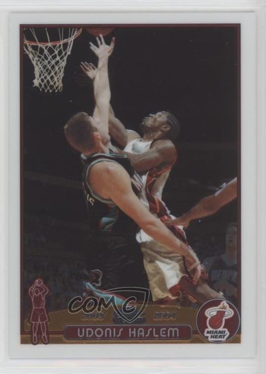 2003-04 Topps Chrome Udonis Haslem #164 18ms