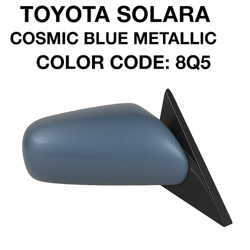 NEW COSMIC BLUE Passenger RH Mirror fits 04-08 Toyota Solara Power Heat