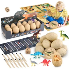 Dinosaur Eggs Dig Kit - Dinosaur Toys for Kids 5-7, Dinosaur Eggs Excavation Kit