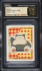 1998 Pokemon Vintage Merlin ENG Series 1 Snorlax #143 CGC 10 PRISTINE POP 3