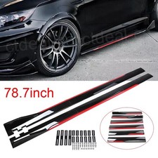 78.7 Side Skirts Extension Rocker Panel Splitters Lip For Kia Optima Stinger K5 78.7 Side Skirts Extension Rocker Panel Splitters Lip For Kia Optima Stinger K5