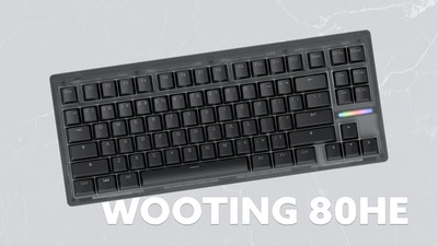 ✨ New/Sealed! Wooting 80HE ANSI Ghost PCR ARM Gaming Keyboard