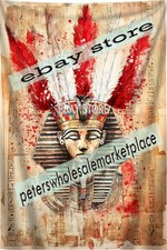 Red Crown Pharaoh Tapestry Ancient Royal Crest Egyptian royal crown 39X59 in