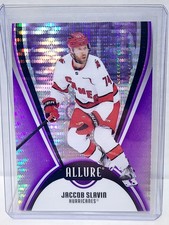 Jaccob Slavin /10 🔥 Purple Diamond 2025-26 UD Allure RARE Hurricanes